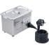 Bac à Ultrason 700 ml - 17,6 x 16 x 22,6 cm - Acier Inoxydable, Capacité Moyenne - Nettoyage Précis et Efficace - D-Work