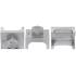 Clé de Valve de Cylindre CNG Type NGT - 11,5x2,5x16 cm - Acier Robuste - Utilisation Sécurisée et Précise - BGS