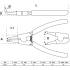 Pince pour Circlips Coudée 225 mm - Circlips Extérieurs - Précision et Maniabilité - BGS