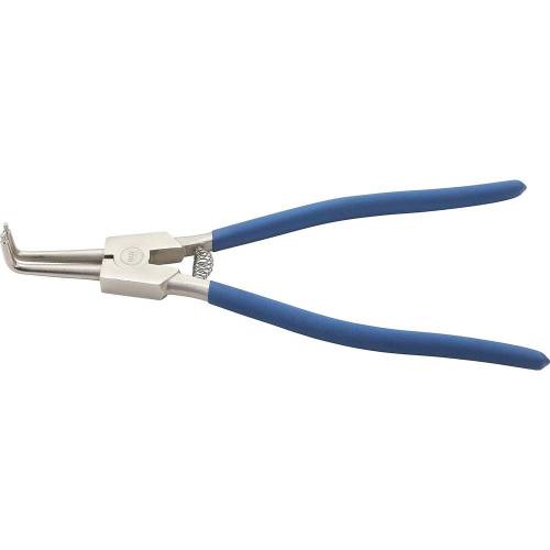 Pince pour Circlips Coudée 300 mm - Circlips Extérieurs - Précision et Maniabilité, Acier, Zones Difficiles - D-Work