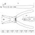 Pince pour Circlips Coudée 300 mm - Circlips Intérieurs - Précision et Maniabilité - Acier, Zones Difficiles - D-Work