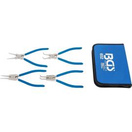 Jeu de Pinces à Circlips 250 mm - 4 Pièces, Acier - Précision et Robustesse - BGS