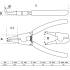Pince pour Circlips Coudée 250 mm - Circlips Extérieurs - Précision et Maniabilité - BGS