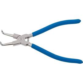 Pince pour Circlips Coudée 250 mm - Circlips Intérieurs - Précision et Maniabilité, Acier, Zones Difficiles - D-Work