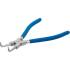 Pince pour Circlips Coudée 250 mm - Circlips Intérieurs - Précision et Maniabilité - BGS