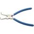 Pince pour Circlips Coudée 250 mm - Circlips Intérieurs - Précision et Maniabilité, Acier, Zones Difficiles - D-Work