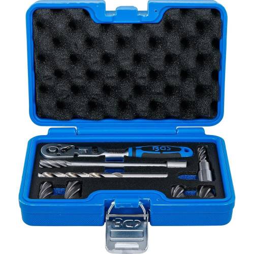 Jeu d’Alésoirs pour Capteurs ABS - 8 Pièces - Acier, Précision et Fiabilité - BGS