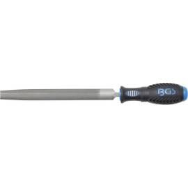 Lime d’Atelier Demi-Ronde 200 mm - Calibre 3 - Précision et Polyvalence - BGS