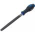 Lime d’Atelier Demi-Ronde 150 mm - Calibre 3 - Précision et Polyvalence - - BGS