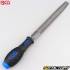 Lime d’Atelier Demi-Ronde 150 mm - Calibre 3 - Précision et Polyvalence - - BGS