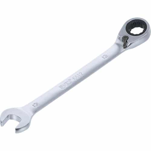 Clé Mixte à Cliquet Réversible 12 mm - Précision et Confort d Utilisation, Zones Difficiles - D-Work