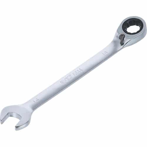 Clé Mixte à Cliquet Réversible 14 mm - Acier, Précision et Maniabilité - BGS