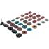 Jeu de Disques Abrasifs Ø50 mm - 35 Pièces - Polyvalent et Pratique pour Ponçage - BGS