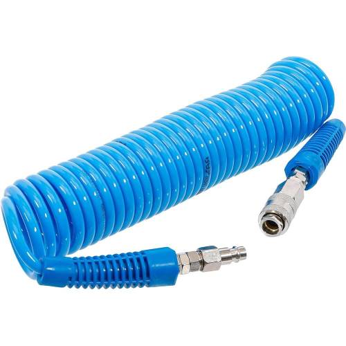 Tuyau Spiralé à Air Comprimé 6 m - Résistant et Flexible - - BGS