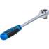 Cliquet à Embout Extra L. 10 mm (3/8) 240 mm - Précision et Confort d Utilisation, Chrome-Vanadium - D-Work