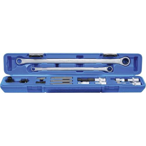 Jeu d Outils pour Poulie Roue Libre d Alternateur 14 pcs - Acier Résistant - Entretien et Réparation Faciles - D-Work