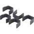 Jeu de Lames de Rechange 5 pcs - Compatible Art. 6665 - Acier Durable - Remplacement Facile et Précis - D-Work