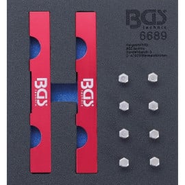 Insert de Servante d Atelier 1/6 - Coffret de Calage pour Mercedes M642 - Organisation et Protection des Outils - BGS