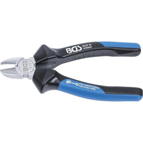 Pince Coupante Diagonale 160 mm - Pour Fils Durs - Précision et Robustesse - - BGS