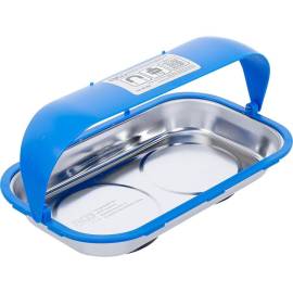 Bol Magnétique - 16,5 x 6,5 x 26 cm - Acier, Aimant Puissant - Organisation et Praticité, Pro - D-Work