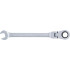 Clé Mixte à Cliquet à Couder 10 mm - Précision et Maniabilité, Acier, Zones Difficiles - D-Work