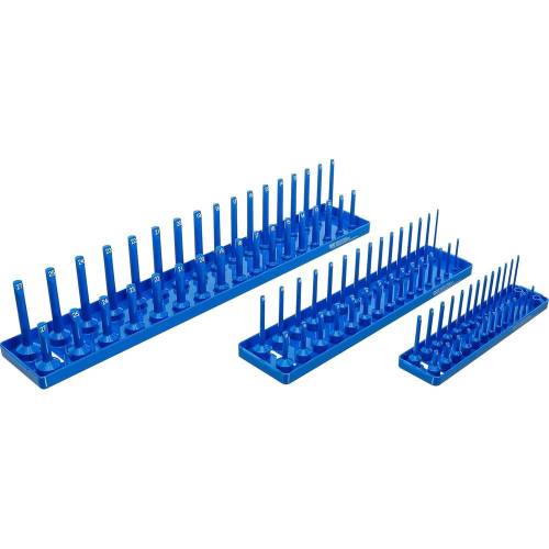 Support pour Douilles 3 pcs - Organisation et Accessibilité Optimale - Plastique, Pro - D-Work