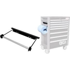 Support à Rouleaux de Papier pour Servante d Atelier PROFI - 21,2 x 5,6 x 37,7 cm - Acier, Robuste et Pratique - D-Work