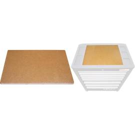 Plateau Bois MDF pour Servante d Atelier - 41,2 x 49,1 x 3,6 cm - Résistant et Pratique - D-Work