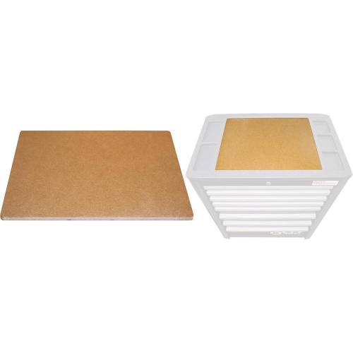 Plateau Bois MDF pour Servante d Atelier - 41,2x49,1x3,6 cm - Résistant et Pratique - BGS