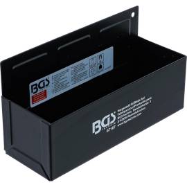 Bacs de Rangement Magnétiques 210 mm - Plastique Résistant - Organisation Pratique et Gain de Place - BGS