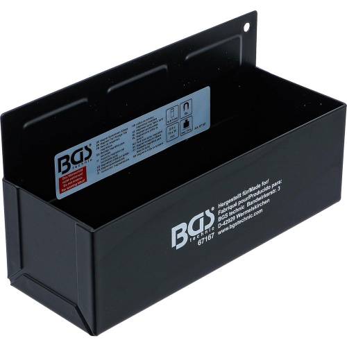 Bacs de Rangement Magnétiques 210 mm - Plastique Résistant - Organisation Pratique et Gain de Place - D-Work