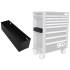 Tablette pour Servante d Atelier PROFI - 83 x 78 x 301 mm - Acier Robuste - Support Pratique et Résistant - D-Work