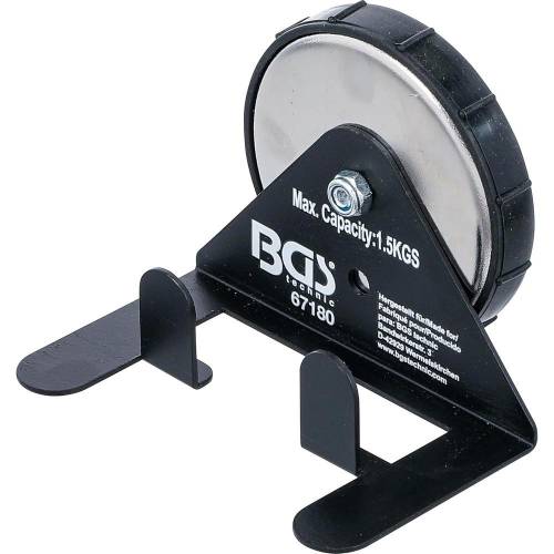 Support Magnétique pour Pistolet à Peinture et Vernis - 10,4x8,7x13,2 cm - Fixation Stable et Pratique - BGS