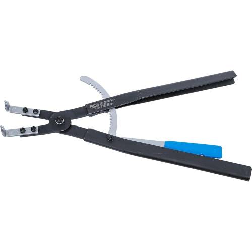 Pince pour Circlips Coudée 500 mm - Circlips Intérieurs - Précision et Robustesse - BGS