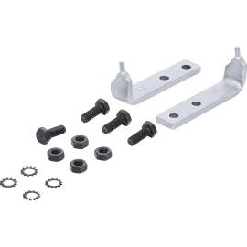 Paire de Pointes de Rechange Coudées - Vis Incluses - Compatible Art. 6738/6739 - Remplacement Facile et Précis - BGS