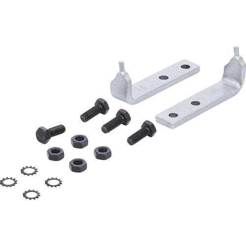 Paire de Pointes de Rechange Coudées - Vis Incluses - Compatible Art. 6738/6739 - Remplacement Facile et Précis - BGS
