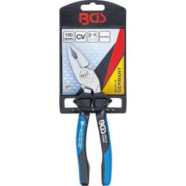 Pince Universelle Renforcée 190 mm - Avec Tranchant, EvoPlus - Précision et Durabilité - BGS