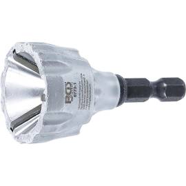 Ébavureur Extérieur D. 3-19 mm - Outil Précis et Ergonomique - Acier, Pro - D-Work