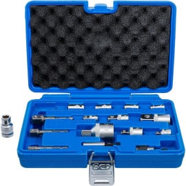 Jeu d’Adaptateurs à Embout et Clé à Douille 16 Pièces - Acier Résistant - Polyvalence et Praticité - BGS