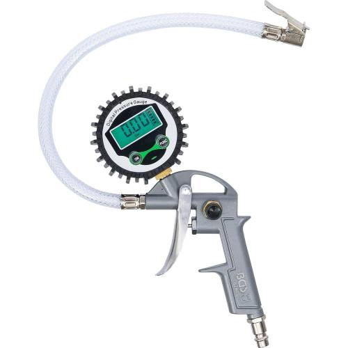 Pistolet de Gonflage Pneumatique Numérique 0-8 bar - Précision et Facilité d Utilisation - BGS