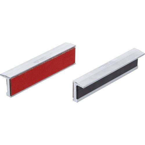 Mors de Protection pour Étau 2 Pièces - Aluminium, Largeur 125 mm - Protection et Préservation de l Étau - BGS