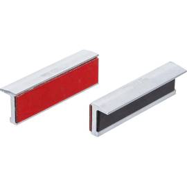 Mors de Protection pour Étau 2 pcs - Aluminium, l. 100 mm - Protection et Préservation de l Étau - D-Work