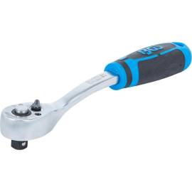 Cliquet Réversible Droit 10 mm (3/8) - Denture Fine - Précision et Maniabilité, Acier, Zones Difficiles - D-Work