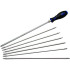 Jeu de Tournevis Profil T Torx T6-T10 - 5 Pièces - Acier Résistant - Précision et Confort d Utilisation - BGS