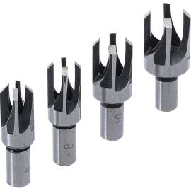 Forets de Trou de Goujon 6-8-10-13 mm - 4 pcs - Acier Haute Qualité - Perçage Précis et Durable - D-Work