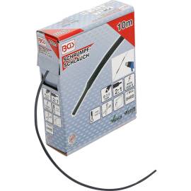 Boîte de Gaines Thermorétractables Noires D.2,5 mm - 10 m - Protection et Isolation Électrique - D-Work