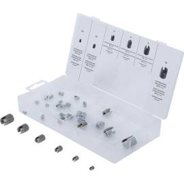 Assortiment de Tarauds Autocoupants 32 pcs - Acier, Précision et Polyvalence - Pro - D-Work