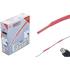 Boîte de Gaines Thermorétractables 10 m D. 2,5 mm - Rouge, Protection et Isolation Électrique - D-Work