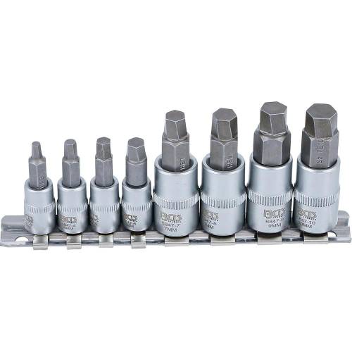 Jeu d Extracteurs de Vis 8 pcs - 6,3 mm à 10 mm Six Pans Creux - Dévissage Facile et Rapide, Pro - D-Work