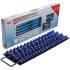 Jeu de Rails pour Douilles avec 80 Clips - Pour Douilles 6,3 mm, 10 mm, 12,5 mm - Organisation et Accessibilité - D-Work